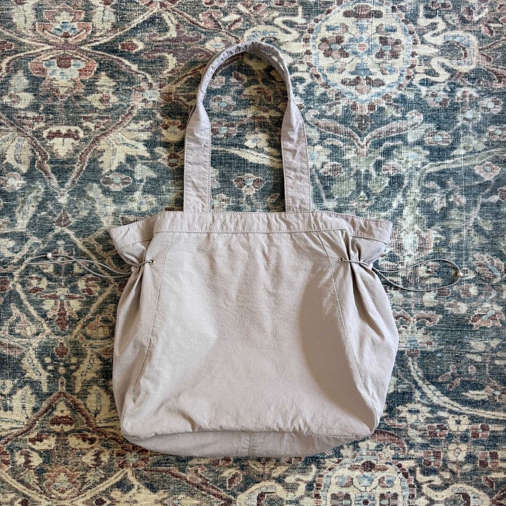 VAKAER Lavender Side Cinch Shopper Tote Bag 18L Shoulder Bag Large Travel Pastel - Picture 5 of 8